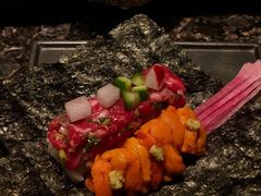 海胆生牛肉手卷-老乾杯和牛烧肉(王府中环店)