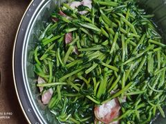 鸡油腊味炒豆苗-潮界(凯德晶萃店)