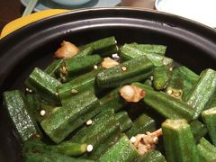 干菜肉末炒秋葵-闽上鲜·福建菜(龙湖滨江天街店)