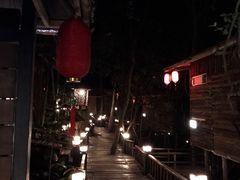 -天门沟九州驿站树上汤泉