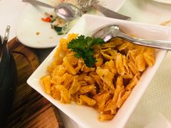 炸苏丹鱼鱼鳞-新加坡海鲜共和(名胜世界圣淘沙海滨坊)
