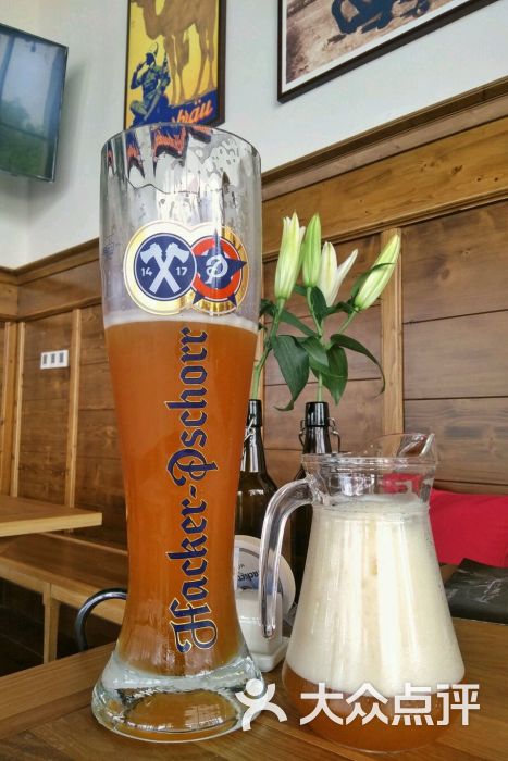 德国瀚克硕啤酒花园餐厅hacker-pschorr麦芽啤图片 - 第101张