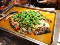 -探鱼·鲜青椒爽麻烤鱼(北京路天河城店)
