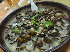 蒸沙蚬-大赤坎肥仔强烧味海鲜餐厅(大赤坎店)