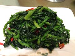 炝油菠菜-客来粥到·一碗暖心的粥(临潼店)