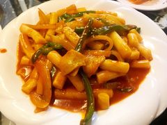 鱼饼炒年糕-桃园中华料理炸酱面(燕儿岛路店)