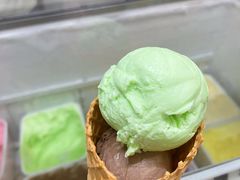 哈密瓜味雪球-成裕雪糕店(士多店)