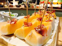 蜜瓜火腿-咖啡苑自助餐厅·中国大饭店
