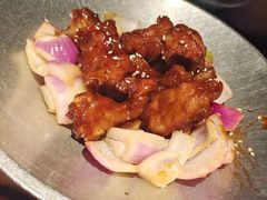 蒜香蜜汁排骨-绿茶餐厅(光谷世界城步行街店)