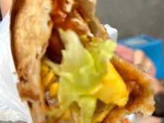 -小红车炸蛋葱油饼