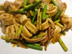 酱爆笔管鱼-悦海·家宴·冰花皮皮虾大锅贴(宝龙店)
