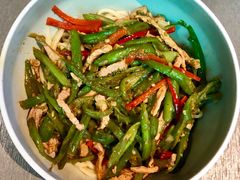 豆角丝炒肉拌转百刀-日上三甘(三里屯店)