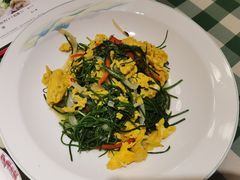 沙葱炒鸡蛋-新疆巴州金丝特餐厅(大钟寺店)