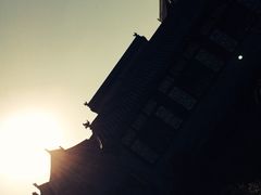 夕阳西下-山西王家大院