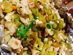 双椒脑花-獨門烤肉(开发区店)