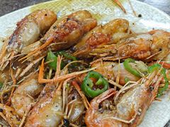 胡椒罗氏虾爆膏-贞姨美食·老字号海鲜大排档