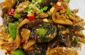 Century Egg and Pork Liver Stir-fry