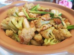 干锅有机菜花-渔公码头·九龙湾国际饭店