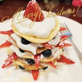 圣诞松饼复刻成功啦～～🎄🥞