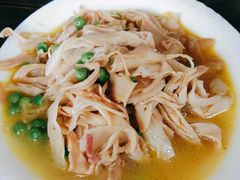 农家炒笋皮-壹笑茶庄·农家菜土菜杭帮菜