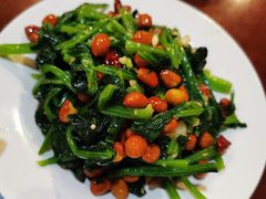 果仁菠菜-玫瑰红烤羊排(北新桥三条店)