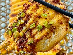 素风味竹烤鱼-天天向上素食餐厅(五台山店)