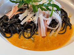 巨无霸蟹柳墨鱼汁意粉-MR.ROCKY洛奇先生RESTAURANT&BAR(宝安壹方城店)