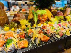 三文鱼-广州中心皇冠假日酒店-环市食坊·海鲜自助餐厅