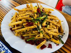 干煸藕丝-胖子川香