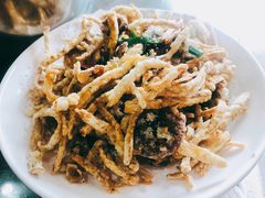 干炸茶树菇-老四川平头酸菜鱼(衙前店)