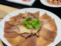 牛百叶-不老仙金汤虾丸火锅