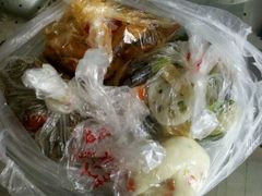 孜然素羊肉+土豆泥+素什锦+鱼香豆腐-老六素货(王顶堤店)
