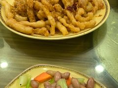 炸鱿鱼条-天伦海鲜·老味道·青岛菜(栈桥天主教堂店)