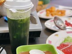 手打柠檬茶（绿）-燃计沙茶皇·香港沙茶火锅(人广旗舰店)