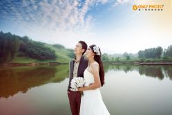 点击看大图 秋水共长天一色-唯一视觉婚纱摄影(李家村店)