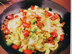 干锅手撕包菜-粥六•新晋菜(柳巷店)