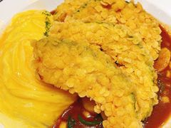 炸玉米片南瓜咖喱蛋包饭-池奈·咖喱蛋包饭(熙地港店)