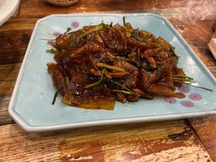 香菜肉丝粉皮-八张桌子(老店)
