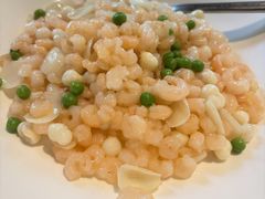 鸡头米百合炒虾仁-玫瑰厅上海菜(兴国路店)