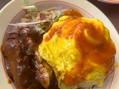 黑椒鸡扒蛋包饭-肥韬茶餐厅(海上世界店)