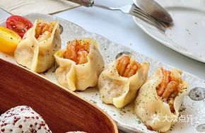 Shrimp Open-Mouth Pan-Fried Dumplings