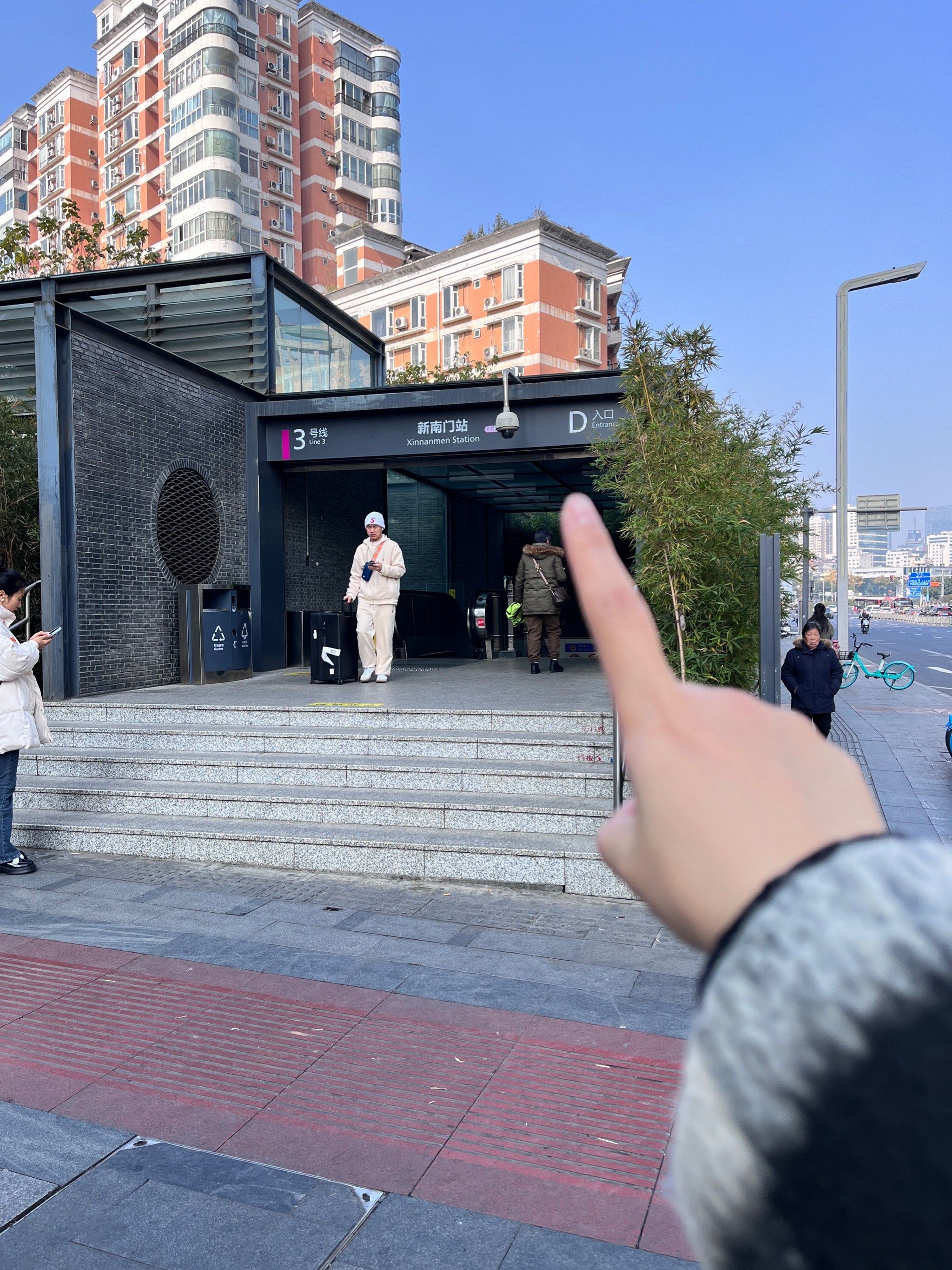 来成都新南门 记住这个地铁口