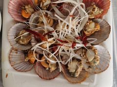 油泼扇贝-1910老鲁味海鲜·戳子肉·青岛菜(金沙滩店)