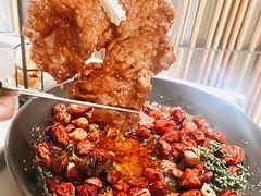 水煮薄荷牛排配油条-四季餐厅(大寺店)