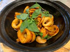 九层塔酱爆东山小管-四道菜·福建菜馆(新街口金鹰店)