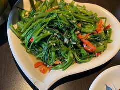 腐乳炒通菜-大头虾越式风味餐厅(光明广场店)