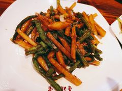刀豆烧土豆-东北人家铁锅炖(鞍山路店)