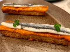 白凤尾鱼小点-Laures·月桂西班牙碳烤餐厅(十尚坊店)