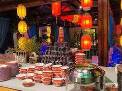 自助取餐区-袍家大院重庆火锅(文安路店)