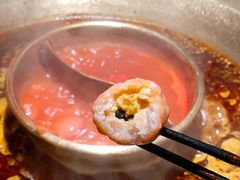 干贝咸蛋黄虾滑-哥老官重庆美蛙鱼头(西湖银泰十一哥店)